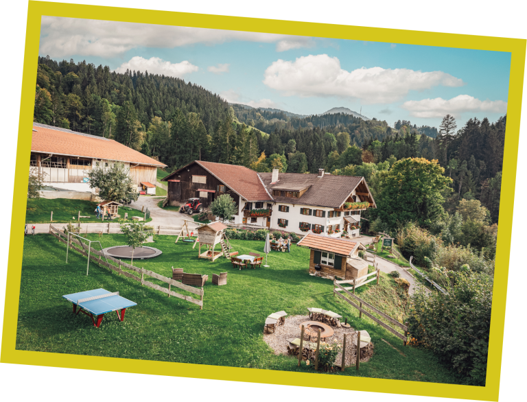 Foto vom Bergbauernhof "Beim Bergbauern" im Allgäu.